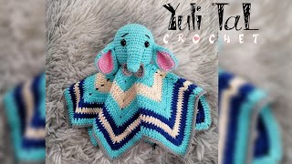 mantita de apego para bebe a crochet [upl. by Einnil930]