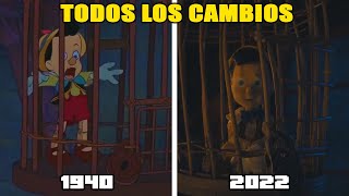 Todos los Cambios que sufrio la pelicula de Pinocho 2022 de Disney [upl. by Nylicaj]