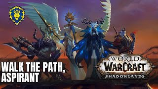 WoW Shadowlands  Alliance Quests  Walk the Path Aspirant [upl. by Heid]