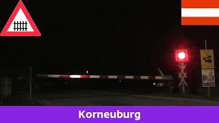 Železniční přejezdBahnübergang Korneuburg A  1492023 [upl. by Beghtol]