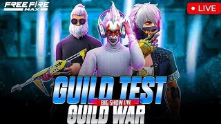 FREEFIRE REDEEM CODE GIVEAWAY  FF LIVE TEAM CODE GIVEAWAY  GUILD TEST  GUILD WAR  FREEFIRE LIVE [upl. by Hew755]