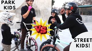 Game of BIKE Park Kids VS Street Kids [upl. by Osy]