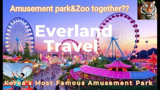 Everland Theme Park walk through with moon light parade in Korea 🎢🎡 Koreas most famous theme park😲 [upl. by Yrrej839]