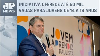 Governo de SP lança programa Jovem Aprendiz Paulista [upl. by Hillell352]