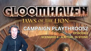 Gloomhaven  Jaws Of The Lion  Ep 3  Scenario 4  A Ritual in Stone [upl. by Leinod856]