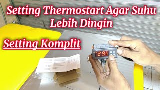 Cara Setting Thermostart STC1000 [upl. by Lehcer]