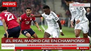 El Lille da la sorpresa en Champions League y vence 10 al Real Madrid [upl. by Chapnick]