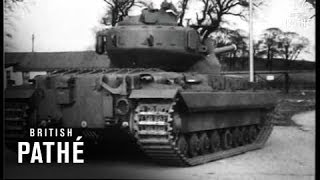 Britains New Giant Tank 1954 [upl. by Hayse]