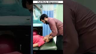 Unlocking Full Body Alignment Secrets  Chiropractic body alignment ytshort trend feed [upl. by Ecnaiva524]