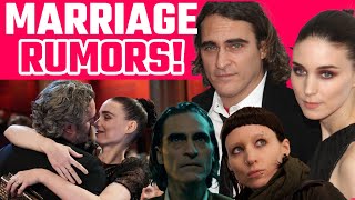 Joaquin Phoenix sparks marriage rumors after referring to Rooney Mara as his ‘wife’ [upl. by Mcfadden733]