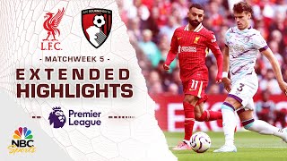 Liverpool v Bournemouth  PREMIER LEAGUE HIGHLIGHTS  9212024  NBC Sports [upl. by Neih358]