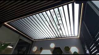 BIOCLIMATIC ALUMINUM PERGOLA SYSTEMS [upl. by Nesnaj]