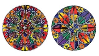 Color Diffusing Rose Window  Project 109 [upl. by Spieler16]