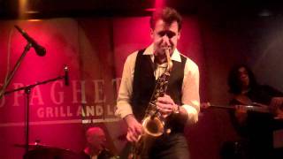 Eric Marienthal Performs quotNew York State of Mindquot Live at Spaghettinis [upl. by Youngman]