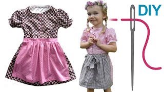 Dirndl nähen für Anfänger – DIY TrachtenkleidKleid mit Schürze quotTHERESAquot [upl. by Yaakov]