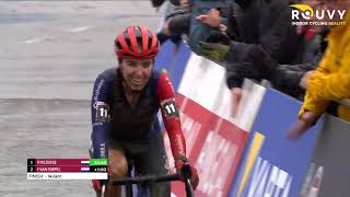 Highlights 2022 UCI Cyclocross World Cup Overijse  Elite Women [upl. by Sanyu]