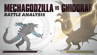 Mechagodzilla vs Ghidorah  Battle FACE OFF  InDepth Combat Analysis [upl. by Suruat]