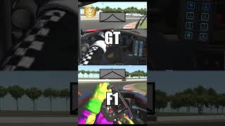 Steering  F1 vs GT [upl. by Davie258]