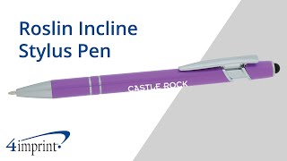 Roslin Incline Stylus Pen by 4imprint [upl. by Ysdnil595]