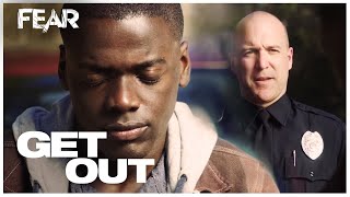 Racist Cop Scene  Get Out 2017 [upl. by Elleinahc]