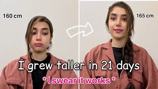 How I grew taller In 21 days Shocking results [upl. by Sola]