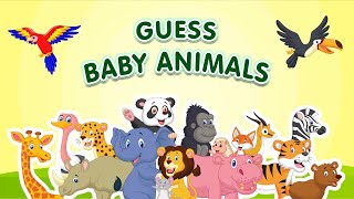 ANIMAL PICTURES for Babies  With Sounds and Names [upl. by Akamaozu]