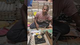 Jharkhandi Bhaiya जी Ka Desi Egg Pouch  पूरा झारखण्ड Fan है  indian street food  jharkhand [upl. by Eirod]