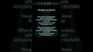 Straight and Narrow by Sam Barber lyrics musiclyrics goviral [upl. by Uht387]