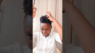 Everyday Hairstyle for 4c Natural Hair shorts [upl. by Mode]