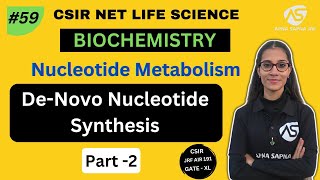 DeNovo Nucleotide Synthesis  Biochemistry  CSIR NET LIFESCIENCE [upl. by Aronson511]