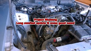 Project Mustang Success in removing stock exhaust manifolds plus some good news [upl. by Nireves]