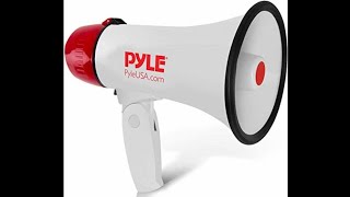 Pyle megaphone speaker bullhorn [upl. by Sirmons]