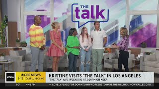 KDKATVs Kristine Sorensen and her daughter visit The Talk in LA [upl. by Sulokcin]