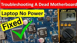 No Power Motherboard Repair  Troubleshooting Dead Motherboard step by step Part 1 [upl. by Miarhpe]