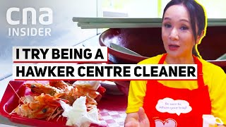 What’s Being A Hawker Centre Cleaner Like In Singapore [upl. by Selby]