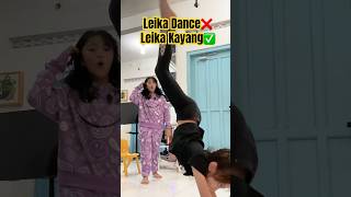 DETIKDETIK LEIKA SALTO DI DEPAN DINAR MERINDING🤣🤣 shorts [upl. by Lurline]