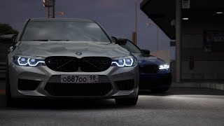 Молчи  Assetto Corsa  2x BMW M5 F90 [upl. by Altman]