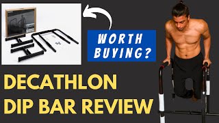 Decathlon Dip BarTraining Station Review WORTH BUYING FOR CALISTHENICS amp STRENGTH TRAINING [upl. by Lad]