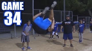 BEST BACK FLIP IVE EVER SEEN  OnSeason Softball League  Game 34 [upl. by Canice980]