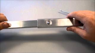 Installing Locking Button in Telescoping Tube [upl. by Ahcarb]