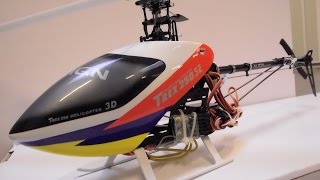 Align 250 helicopter with Hobbyking parts flying at the field [upl. by Eenat]