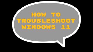 How to Run Any Troubleshooter on Windows 11  How to Troubleshoot Windows 11 [upl. by Uta774]