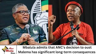 quotExpelling Malema was a disaster for ANCquot  Mbalula [upl. by Akapol]