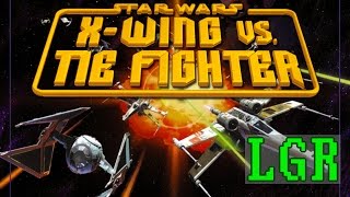 LGR  Star Wars XWing vs TIE Fighter  PC Game Review [upl. by Tnecnivleahcim559]