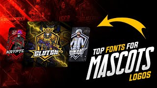 Top 15 Font Pack For Mascots Logos By infinixgamer4280 [upl. by Zolner]