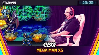 Mega Man X5 by Starwin in 2535  Summer Games Done Quick 2024 [upl. by Nodnar]