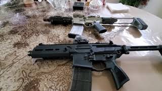 SIG RATTLER 556 VS Q HONEY BADGER [upl. by Buffum]