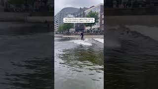 I cant believe this is reality Pinch me rif010 wavepool surfing rotterdam [upl. by Oiratnom]