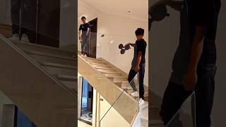 Tempered Glass handrails installation process [upl. by Hafler]