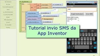 Tutorial  Inviare SMS con Android App Inventor componente Texting [upl. by Mattias]